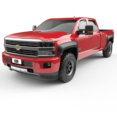 EGR Black Rugged Look Fender Flares - 14-18 Silverado 1500