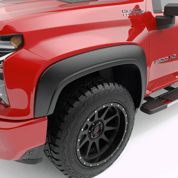 EGR Black Rugged Look Fender Flares - 20-26 Silverado HD
