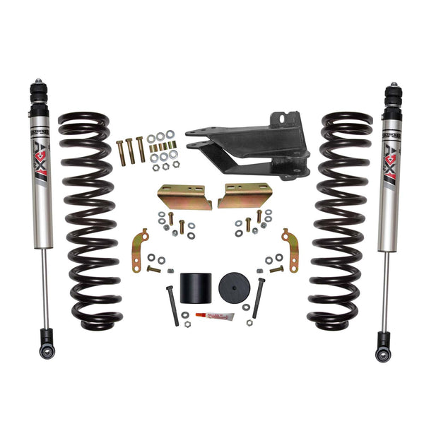 Skyjacker 2.5 in. Front Leveling Kit With ADX M2.0 Aluminum Monotube Shocks. — Diesel (F1725VBK-XM)