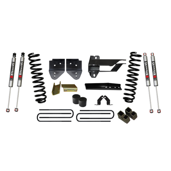 Skyjacker 4" Suspension Lift Kit with Shocks — 2017-2018 Ford F-250 Super Duty 4WD, Diesel (F17451K-M)
