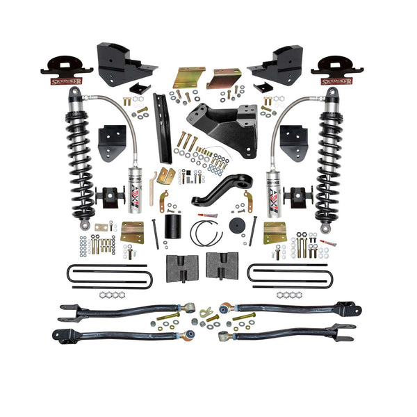 Skyjacker 6 in. ADX 2.5 Coilover Suspension Lift Kit With 4-Link Conversion. — Front — 2023-2025 Ford F-250 / F-350 Super Duty