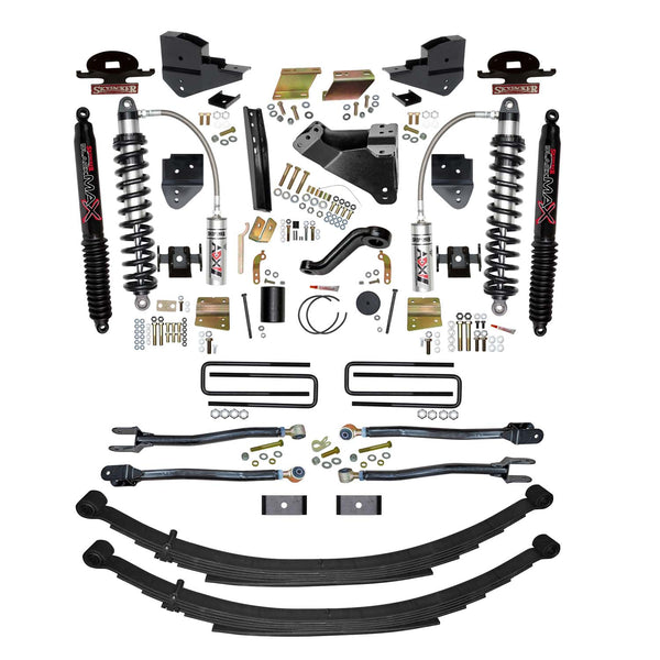 Skyjacker 6 in. ADX 2.5 Coilover Suspension Lift Kit With Black MAX Shocks. — Front — 2023-2025 Ford F-250 / F-350 Super Duty (F23624KS-B)