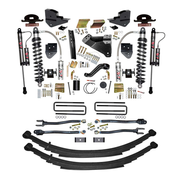 Skyjacker 6 in. ADX 2.5 Coilover Suspension Lift Kit With 4-Link Conversion. — Front — 2023-2025 Ford F-250 / F-350 Super Duty (F23624KS-X)
