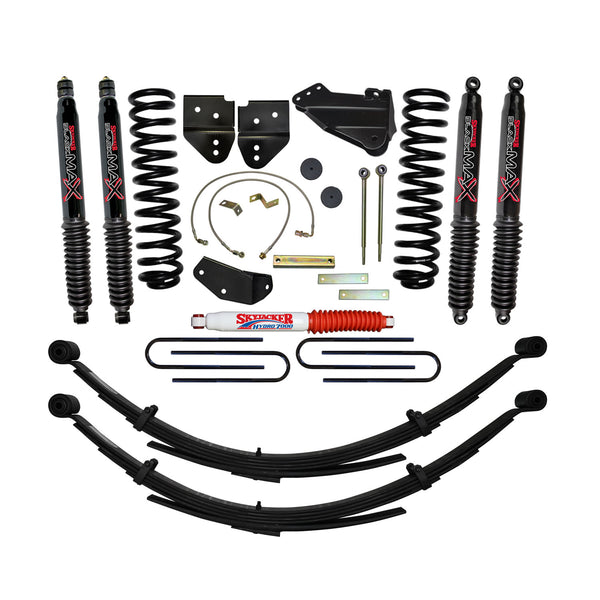 Skyjacker 6" Suspension Lift Kit with Shocks — 2005-2006 Ford F-350 Super Duty / 2005-2007 Ford F-250 Super Duty 4WD, Gas (F5601KS-B)