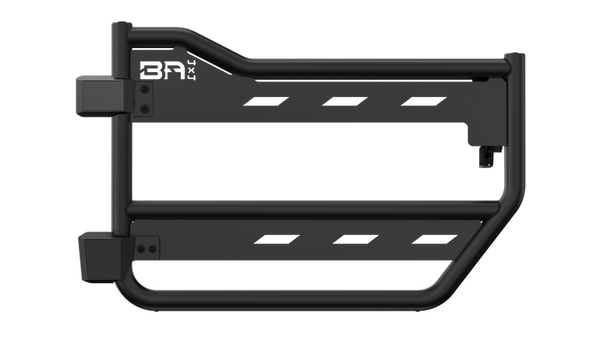 Body Armor 4x4 2021+ Bronco Front Tube Trail Doors with Webbingblackpair