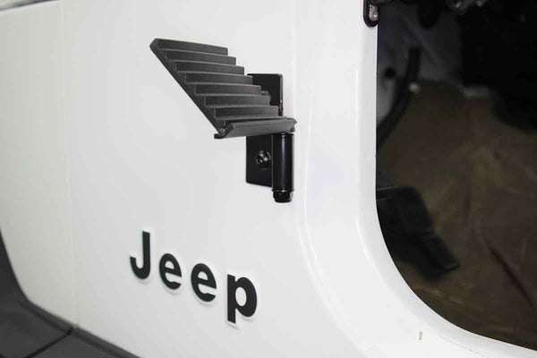 Kentrol/Fishbone Offroad 1976-2006 Foot Peg Set (Driver & Passenger) TJ YJ CJ Black Powder Coated Steel