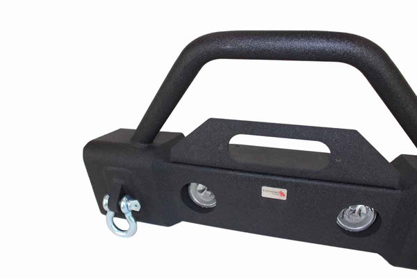 Fishbone Offroad JK/JKU Stubby Winch Bumper with Tube Guard