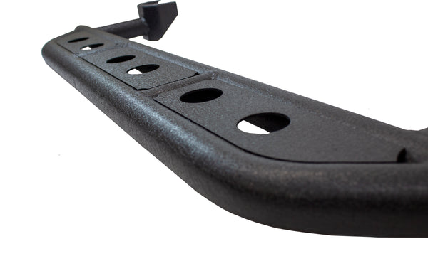Kentrol/Fishbone Offroad 2018+ Wrangler Step Sliders Black Textured Powder Coat Steel