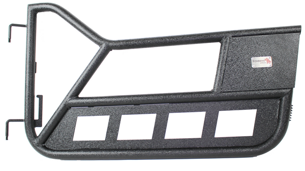 Kentrol/Fishbone Offroad 1997-2006 Wrangler Front Tube Doors Black Textured Powder Coat 1.25" Steel