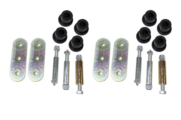 Kentrol/Fishbone Offroad 1987-1995 Wrangler Front Or Rear Greaseable Shackles Zinc Plated 3/8" Steel