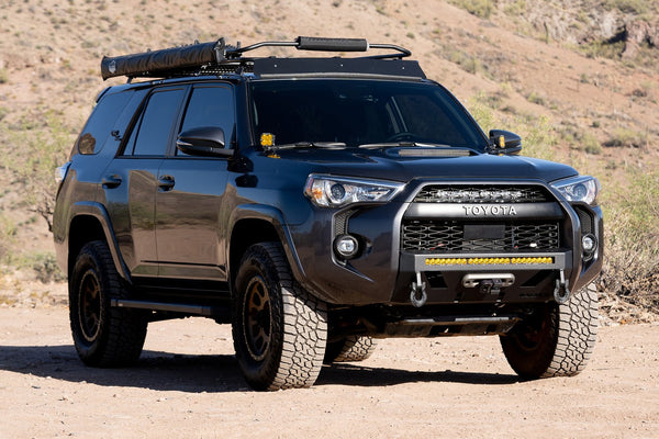Raptor Magnum Front Stubby Winch Ready Bumpers Black Textured Alloy Steel