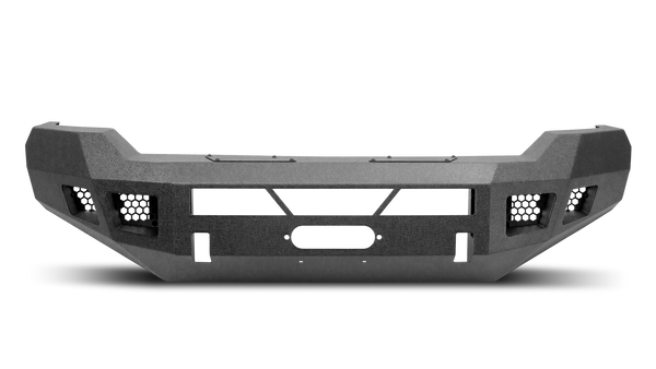 Body Armor 4X4 Front Winch Bumper — 2017-2022 Ford F-250 / F-350 Super Duty, select trims - FD-19341