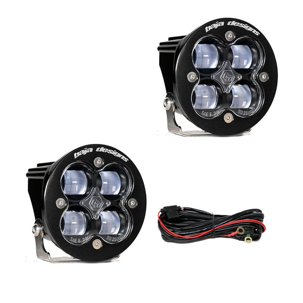 Baja Designs Squadronr Sae Pair LED Spot Clear