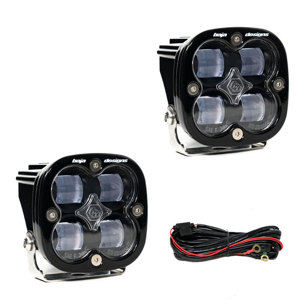 Baja Designs Squadron Sae Pair LED Spot Clear