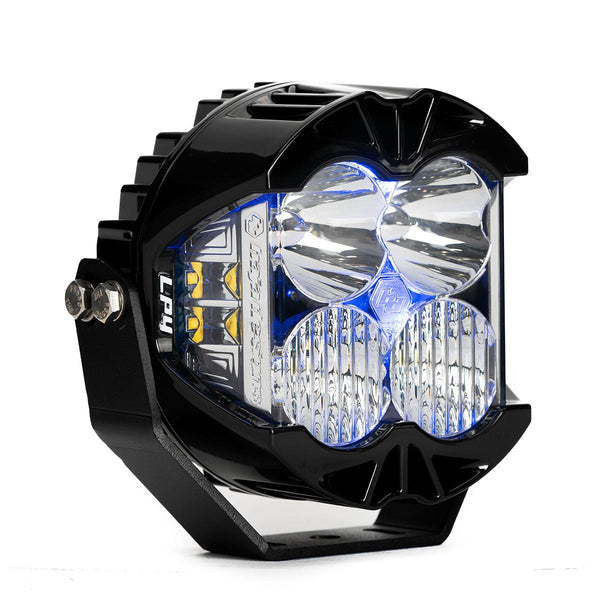 Baja Designs Phare auxiliaire DEL LP4 Pro (faisceau : conduite/combiné; couleur : transparent; rétroéclairage : bleu)