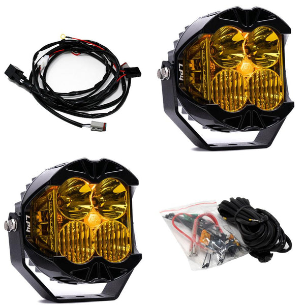 Baja Designs LP4 Pro LED Light Pod Pair (Driving/Combo; Baja Amber)