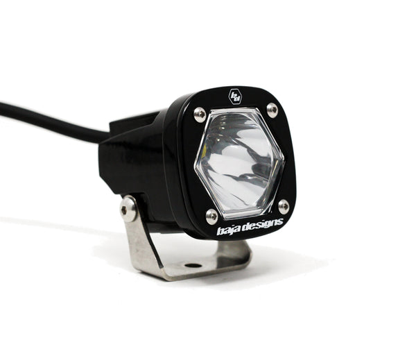 Baja Designs Phare DEL S1 noir (faisceau ponctuel - transparent)