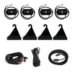 Baja Designs Toyota Bed Rail Cargo Light Kit - 2005-24 Toyota Tacoma, 2007-24 Toyota Tundra (Red)