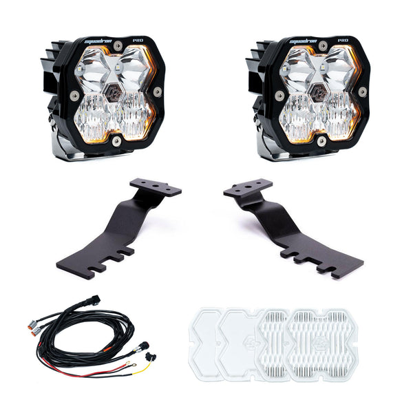 Baja Designs 2025-26 Toyota 4Runner, A-Pillar Kit, Squadron Pro 2.0, Clear, DC