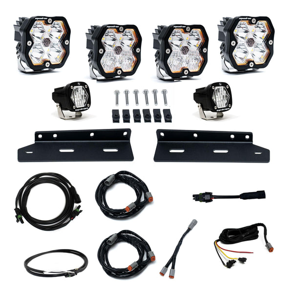 Baja Designs 21-26 Ford Raptor, Fog Pocket Kit, Squadron Sport 2.0, Clear, Multi Patterns