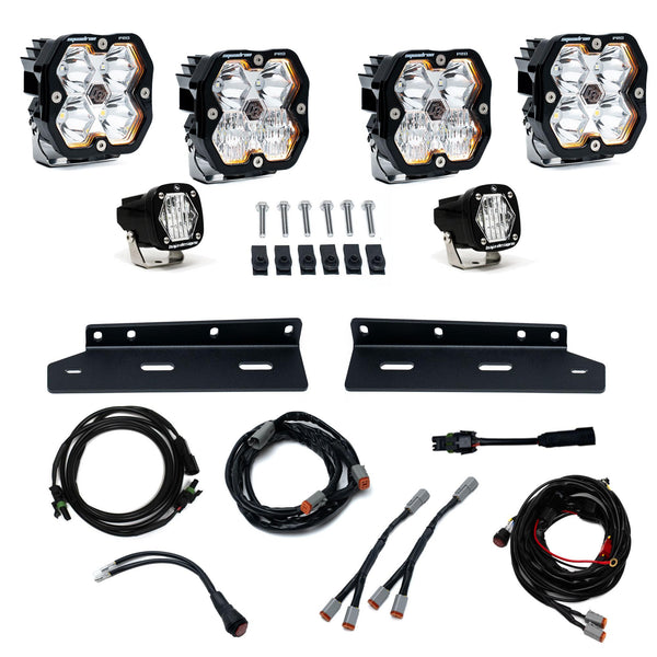 Baja Designs 21-26 Ford Raptor, Fog Pocket Kit, Squadron Pro 2.0/S1, Clear, Multi Patterns