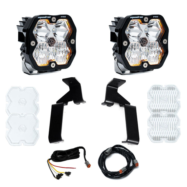 Baja Designs 21-26 Ford Raptor, A-Pillar Kit, Squadron Pro 2.0, Clear, DC