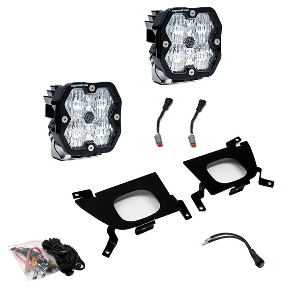 Baja Designs 2019-2022 Silverado/Sierra 1500/2020-2022 Silv/Sierra 2500/3500 Fog Pocket Kit Squadron