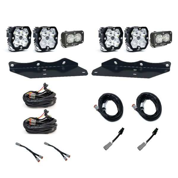 Baja Designs 2017-2020 Raptor Fog Pocket Kit Squadron Sport 2.0/S2 Clear Multi Patterns
