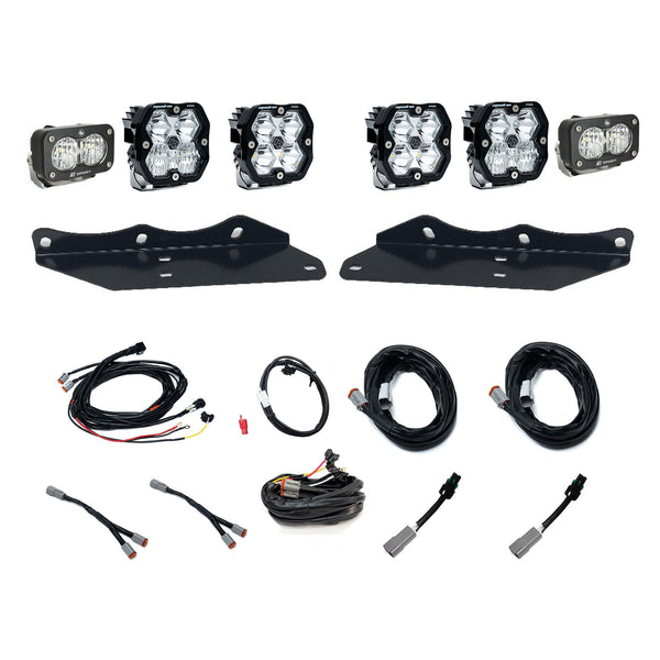 Baja Designs 2017-2020 Ford Raptor, Fog Pocket Kit, Squadron Pro 2.0/S2, Clear, Multi Patterns