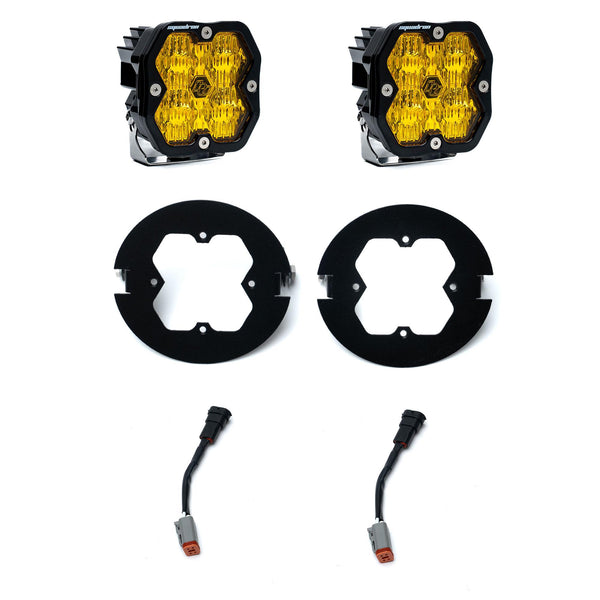Baja Designs Ford/Toyota, F-150 (06-14), Tundra (07-13), Tacoma (05-11) Squadron 2.0 Amber FPK
