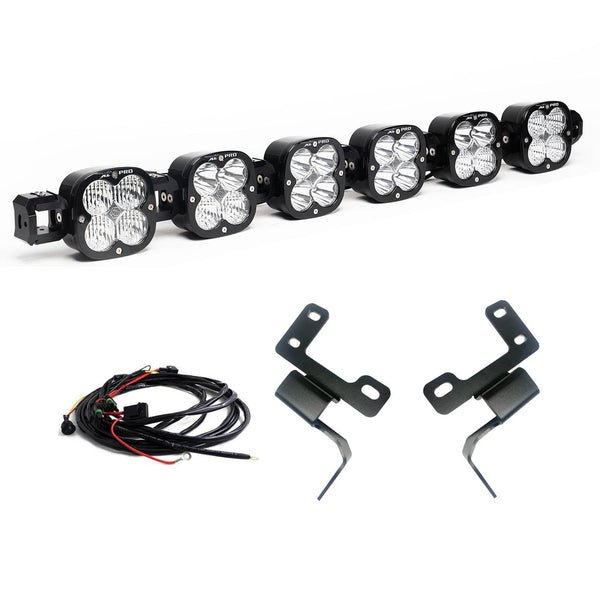 Baja Designs XL Pro Linkable Sport Bumper Light Kit - '21-26 Bronco - w/ OE Plastic Bumper (Multi-Pattern - Clear - Upfitter W