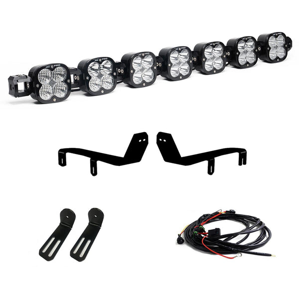 Baja Designs XL Pro Linkable Sport Bumper Light Kit - 2017-2019 F-250/350 Super Duty (Multi-Pattern, Clear, Toggle Wiring)