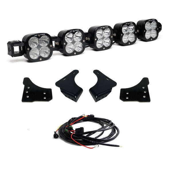Baja Designs XL Pro Linkable Sport Bumper Light Kit - 2021-2023 F-150 (Multi-Pattern, Clear, Toggle Wiring)
