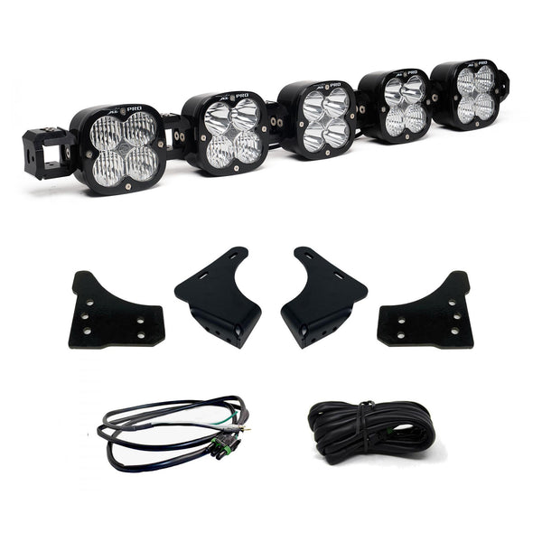 Baja Designs XL Pro Linkable Sport Bumper Light Kit - 2021-2023 F-150 (Multi-Pattern, Clear, Upfitter Wiring)