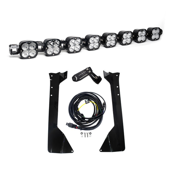 Baja Designs XL Pro Linkable Roof Mount Kit - '07-18 Wrangler JK (Multi-Pattern - Clear)
