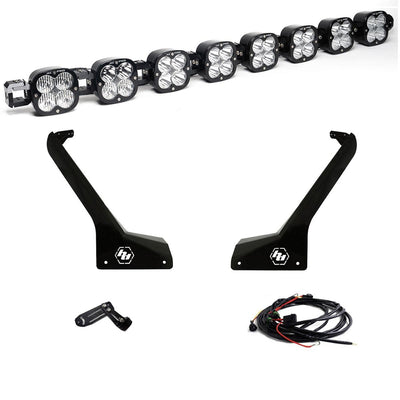 Baja Designs XL Pro Linkable Roof Mount Kit - '20-26 Gladiator / '18-26 Wrangler JL (Multi-Pattern - Clear - Toggle Wiring)