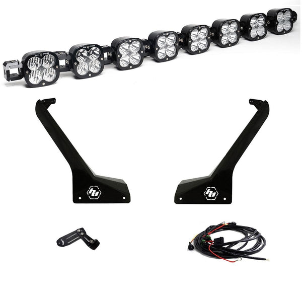 Baja Designs XL Pro Linkable Roof Mount Kit - '20-26 Gladiator / '18-26 Wrangler JL (Multi-Pattern - Clear - Toggle Wiring)