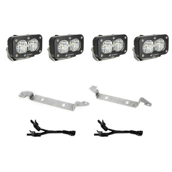 Baja Designs S2 Sport OEM Fog Light Replacement Kit - 2025-2026 Toyota 4Runner, Non-TRD Pro (Clear)
