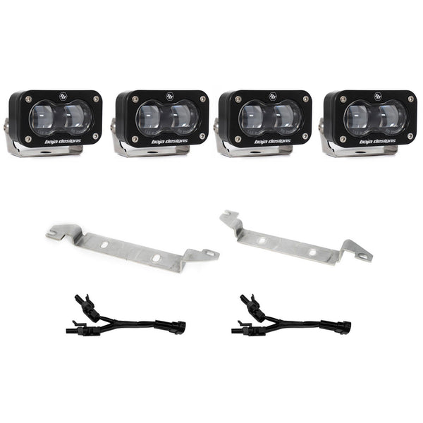 Baja Designs S2 SAE OEM Fog Light Replacement Kit - 2025-2026 Toyota 4Runner, Non-TRD Pro (Clear)