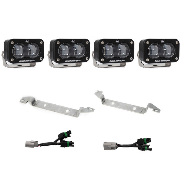 Baja Designs S2 SAE OEM Fog Light Replacement Kit - 2025-2026 Toyota 4Runner NOTE: TRD Pro/Trailhunter (Clear)