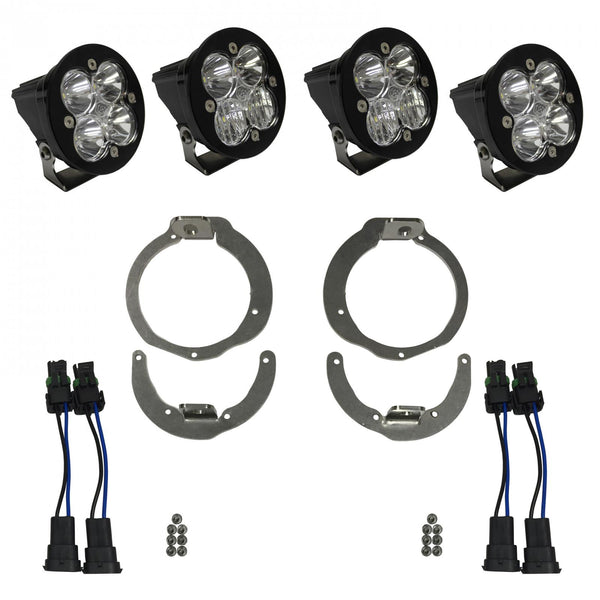 Baja Designs Squadron-R Sport Headlight Kit - '13-16 Maverick - '11-16 Renegade (Multi-Pattern - Clear)