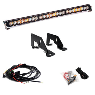 Baja Designs S8 30 Inch Roof Mount Kit - '20-26 RZR Pro XP - '22-24 RZR Turbo R (Driving/Combo, Clear)