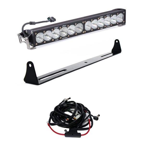 Baja Designs OnX6+ 20 Inch Bumper Kit - 2007-2013 Silverado/Sierra 1500/2500HD/3500HD (2007 New Body Style) (Driving/Combo, Clear)