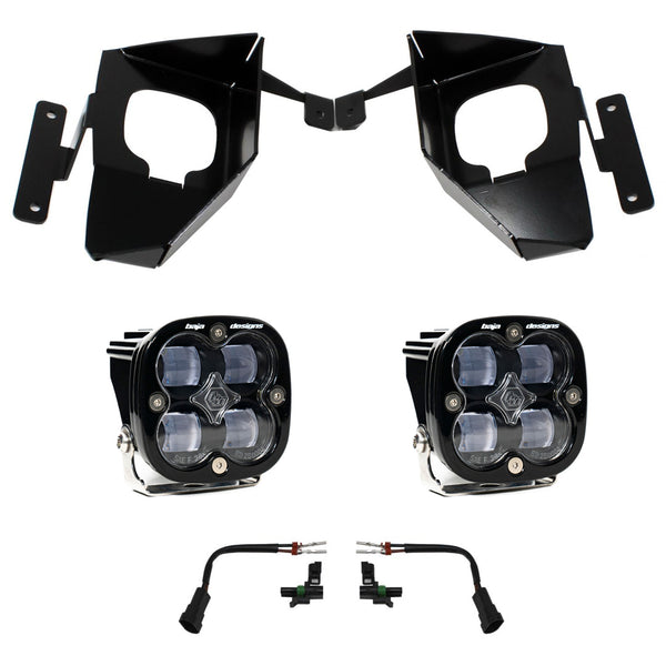Baja Designs Squadron SAE Fog Pocket Kit - '16-18 Silverado 1500 (SAE Fog - Clear)