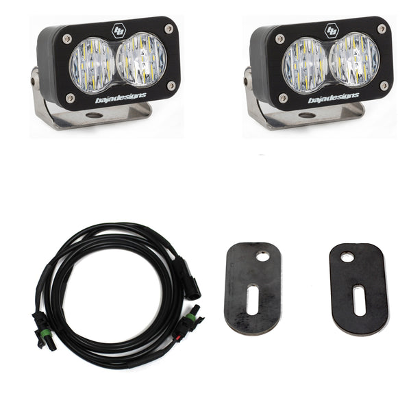 Baja Designs S2 Sport Dual Reverse Kit - '19-23 Ranger (Wide Cornering - Clear)