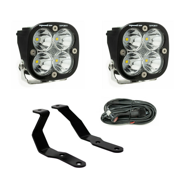 Baja Designs Squadron Sport A-Pillar Kit - '19-23 Ranger (Driving/Combo - Clear) — 2019-2023 Ford Ranger