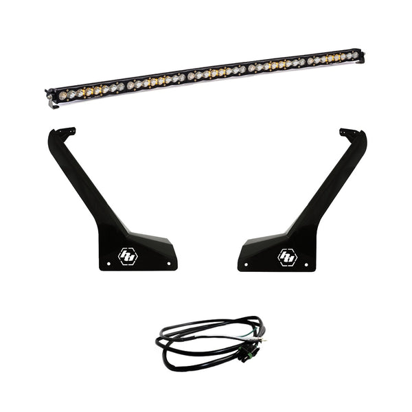 Baja Designs S8 50 Inch Roof Mount Kit - '20-26 Gladiator / '18-26 Wrangler JL - Exc. Rubicon 392 (Driving/Combo - Clear - Upf