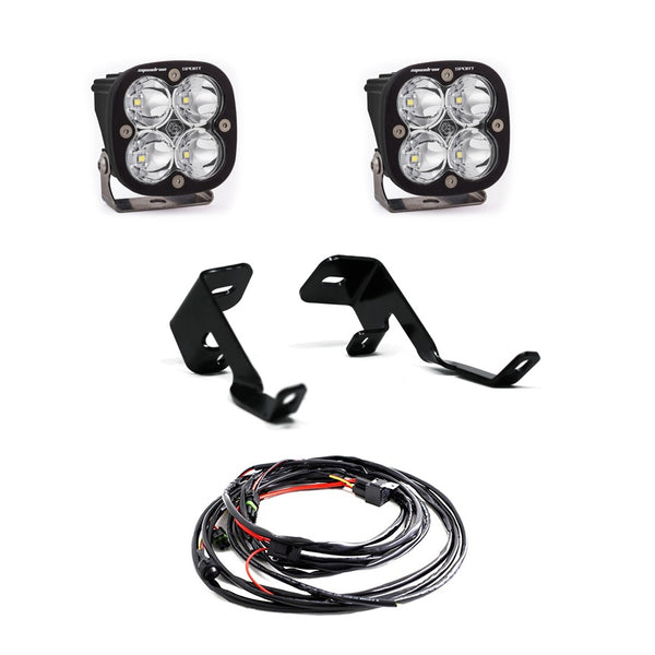 Baja Designs Squadron Sport A-Pillar Kit - '17-21 F-150 Raptor (High Speed Sport - Clear)