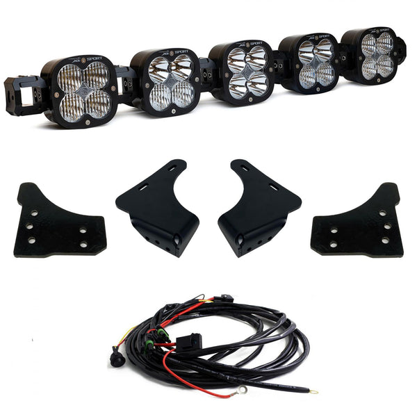 Baja Designs XL Sport Linkable Sport Bumper Light Kit - 2021-2023 F-150 (Multi-Pattern, Clear, Toggle Wiring)