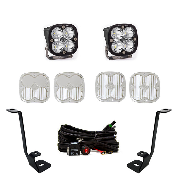 Baja Designs Squadron Pro A-Pillar Kit - 2021-2023 F-150 (Spot, Clear, Toggle Wiring)